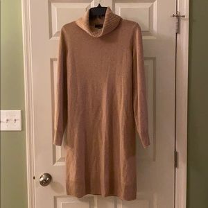 Anne Taylor CASHMERE turtle neck dress